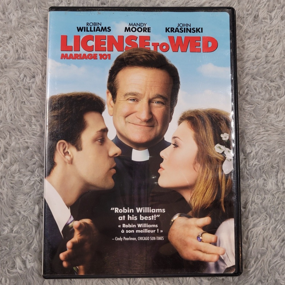 License to Wed (DVD, 2007) Robin Williams Mandy‎ Moore John Krasinski